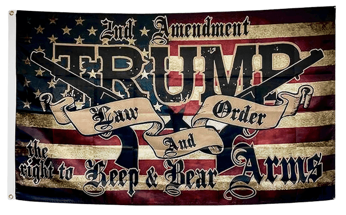 Trump Guns 2A Flag